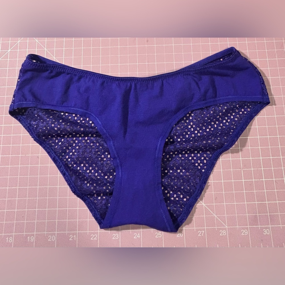 Victoria's Secret Royal Blue Lace Panties